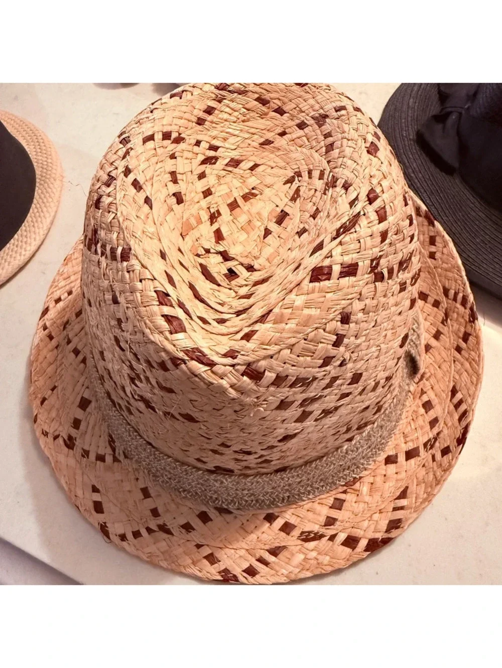 Grace hats straw fedora sun hat